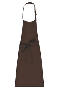 Kariban K895 - Cotton apron without pocket Chocolate