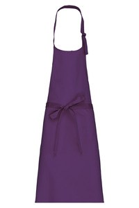 Kariban K895 - Cotton apron without pocket Purple