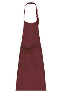 Kariban K895 - Cotton apron without pocket Wine