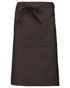 Kariban K897 - Long polycotton apron Chocolate