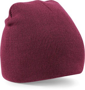 Beechfield B44 - Men's beanie original pull-on beanie Burgundy