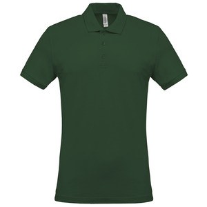 Kariban K254 - Men's short-sleeved piqué polo shirt Forest Green