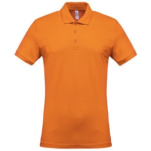Kariban K254 - Men's short-sleeved piqué polo shirt Orange