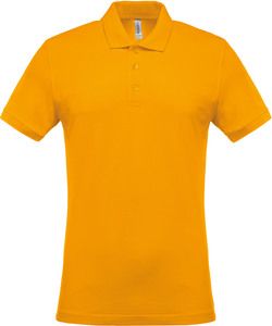 Kariban K254 - Men's short-sleeved piqué polo shirt Yellow