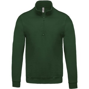 Kariban K478 - Zipped neck sweatshirt Forest Green