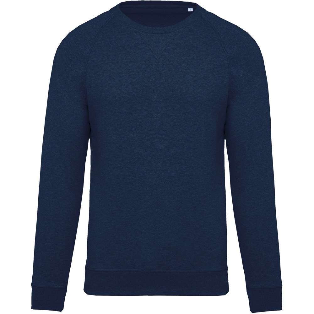 Kariban K480 - Men's organic round neck sweatshirt with raglan sleeves