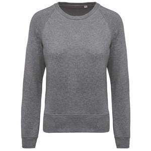 Kariban K481 - Womens organic round neck sweatshirt with raglan sleeves