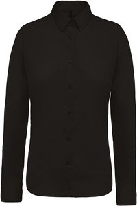 Kariban K510 - Ladies’ long-sleeved cotton poplin shirt