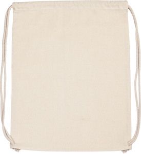 Kimood KI0139 - Organic cotton backpack with cords Natural