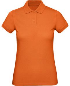 B&C CGPW440 - Women's organic polo shirt Urban Orange