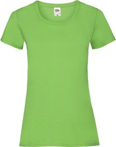 Fruit of the Loom SC61372 - Women's Cotton T-Shirt Lime
