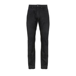 NEOBLU 03180 - Gaspard Men Stretch Straight Leg Jeans Deep Black
