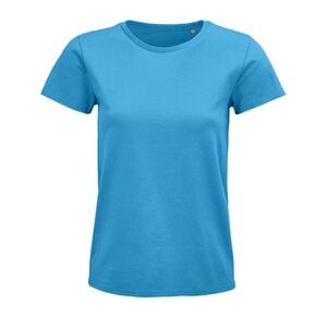 SOL'S 03579 - Pioneer Women Round Neck Fitted Jersey T Shirt Aqua