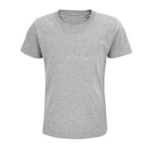 SOL'S 03578 - Pioneer Kids Kids’ Round Neck Fitted Jersey T Shirt Grey Melange