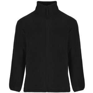 Roly CQ6412 - ARTIC Fleece jacket with high lined collar and matching reinforced covered seams Black