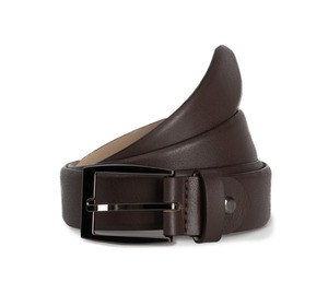 K-up KP816 - Classic adjustable belt with round edge Dull Brown