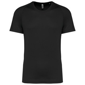 PROACT PA4012 - Men's recycled round neck sports T-shirt Black