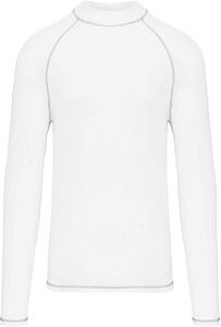 PROACT PA4017 - Men's technical long-sleeved T-shirt with UV protection White