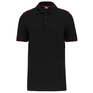 WK. Designed To Work WK270 - Mens short-sleeved contrasting DayToDay polo shirt