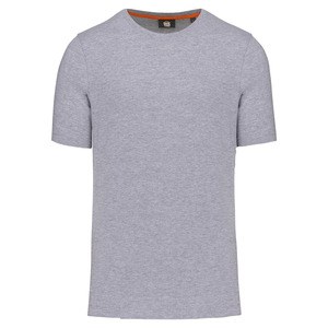 WK. Designed To Work WK302 - Men's eco-friendly crew neck T-shirt Oxford Grey