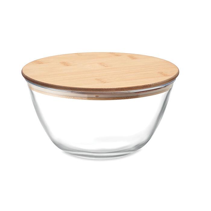 GiftRetail MO6314 - SALABAM Glass salad box 1200 ml