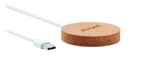 GiftRetail MO6399 - KOKE Round wireless charging pad Beige