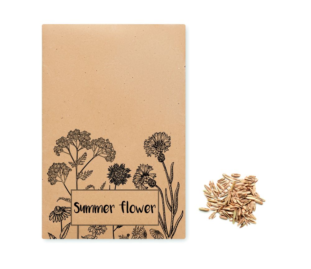 GiftRetail MO6502 - SEEDLOPE Flowers mix seeds in envelope