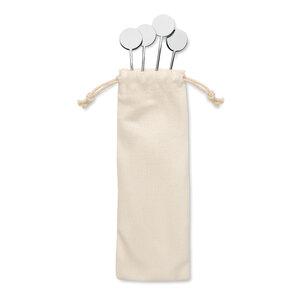 GiftRetail MO6618 - TAMANGO Stainless steel stirrers set