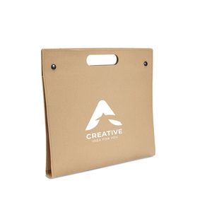 GiftRetail MO7411 - ALBERTA Conference folder recycled Beige