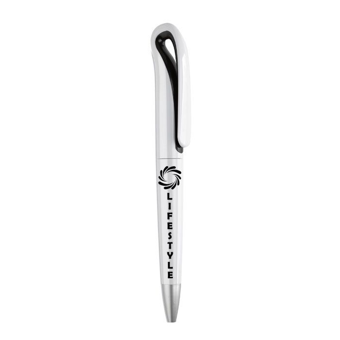 GiftRetail MO7793 - WHITESWAN ABS twist ball pen