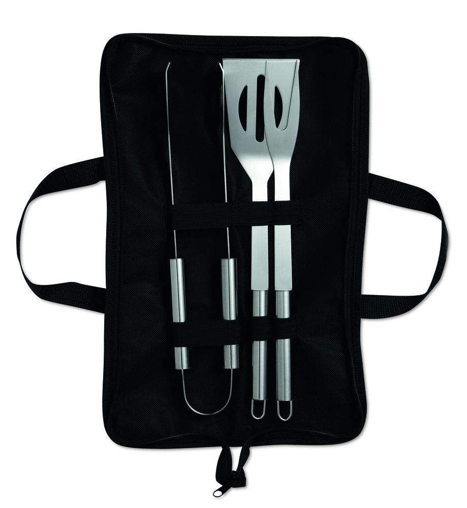 GiftRetail MO8290 - SHAKES 3 BBQ tools in pouch