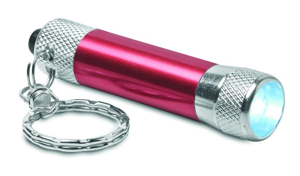 GiftRetail MO8622 - ARIZO Aluminium torch with key ring
