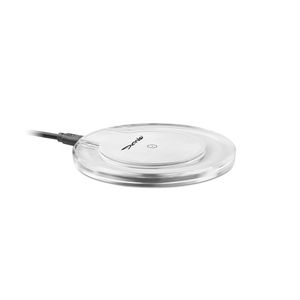 GiftRetail MO9310 - UVE CHARGING Round wireless charging pad White