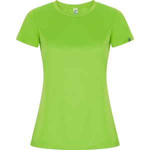 Roly CA0428 - IMOLA WOMAN Fitted technical short-sleeve t-shirt in recycled CONTROL-DRY polyester Lime