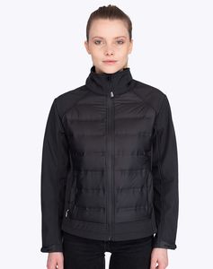 Mustaghata XENA - Hybrid Softshell-Down Jacket Grey