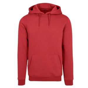 Build Your Brand BY011 - Hooded Sweatshirt Heavy City Red