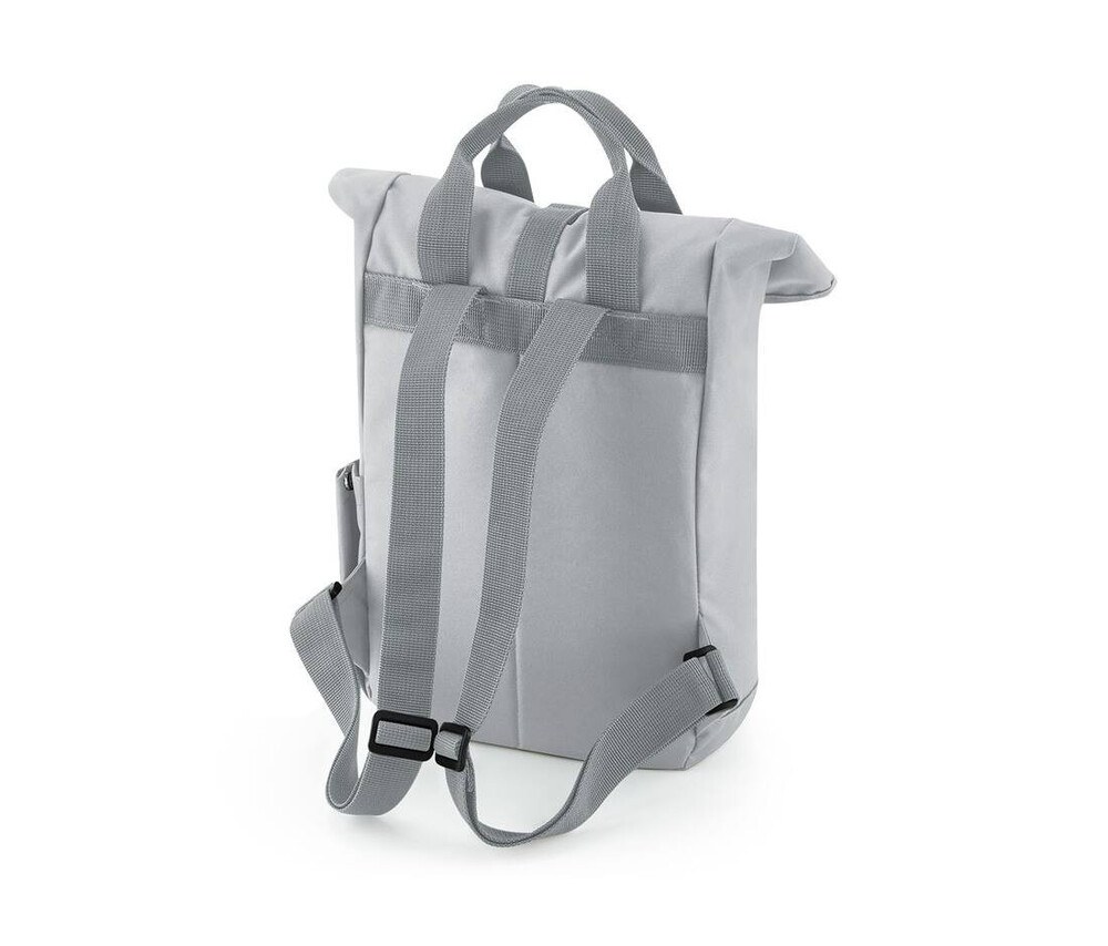 BAG BASE BG118S - RECYCLED MINI TWIN HANDLE ROLL-TOP LAPTOP BACKPACK