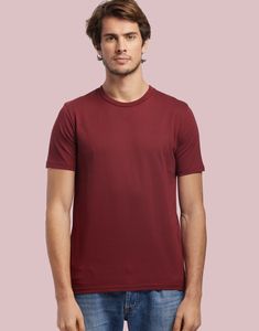 Les Filosophes DESCARTES - Men's Organic Cotton T-Shirt Made in France Bordeaux