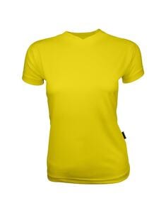 Mustaghata STEP - T-SHIRT RUNNING FOR WOMEN 140 G Jaune fluo