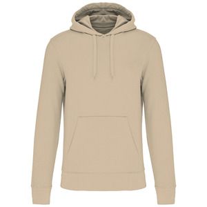 Kariban K4027 - Men's eco-friendly hooded sweatshirt Light Sand