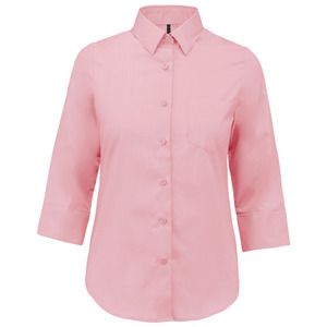 Kariban K558 - Ladies' 3/4 sleeve shirt Pale Pink