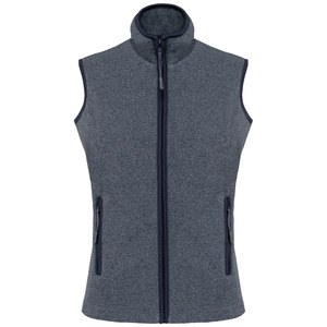 Kariban K906 - MELODIE - LADIES' MICRO FLEECE GILET French Navy Heather