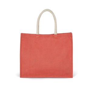 Kimood KI0219 - JUTE BEACH BAG True Coral