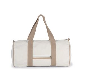 Kimood KI5601 - Recycled duffel bag Ecume / Hemp