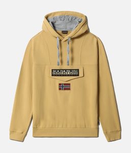 NAPAPIJRI NP0A4F9F - Burgee SUM 3 hooded sweatshirt Sand prairie