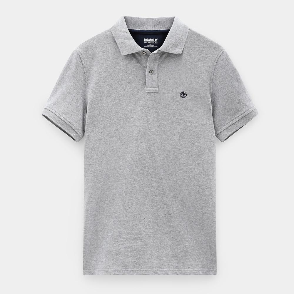 Timberland TB0A26N4 - Millers River short-sleeved organic cotton piqué polo shirt