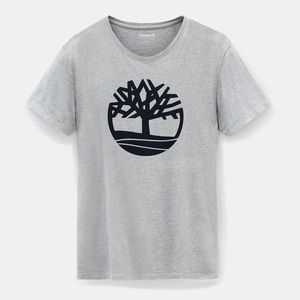 Timberland TB0A2C2R - Brand tree organic t-shirt Medium Grey Heather
