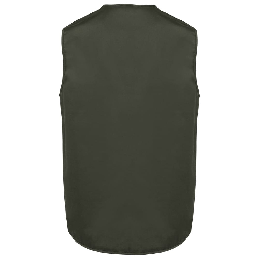 WK. Designed To Work WK609 - Unisex lined multi-pocket polycotton vest