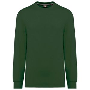 WK. Designed To Work WK303 - Unisex eco-friendly long sleeve t-shirt Forest Green
