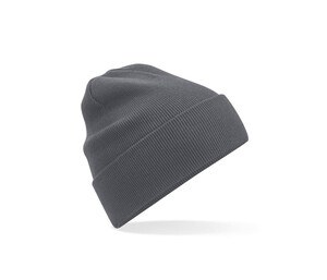 BEECHFIELD BF045N - ORGANIC COTTON ORIGINAL CUFFED BEANIE Graphite Grey